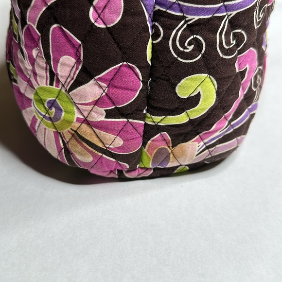 Large Vera Bradley brown and pink tote 💞 - Picture 10 of 11